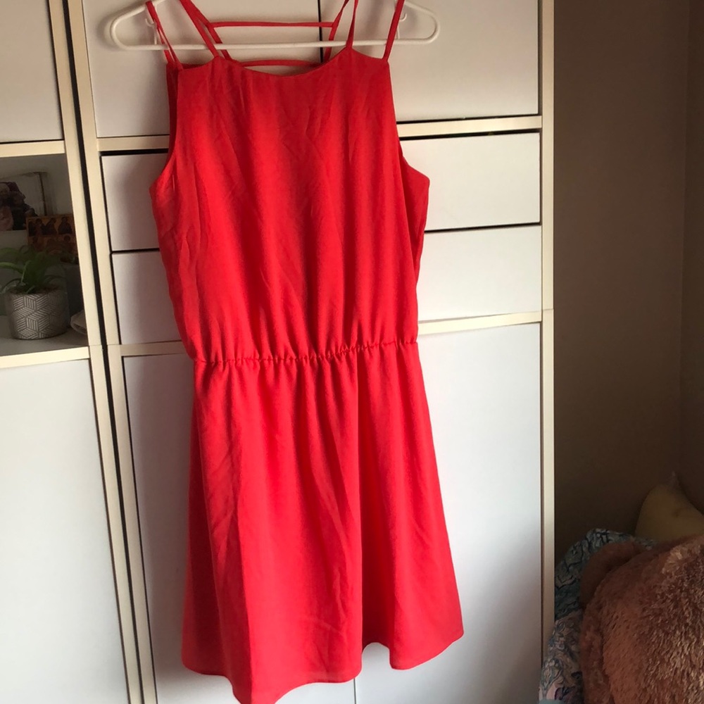 CORAL colored dress